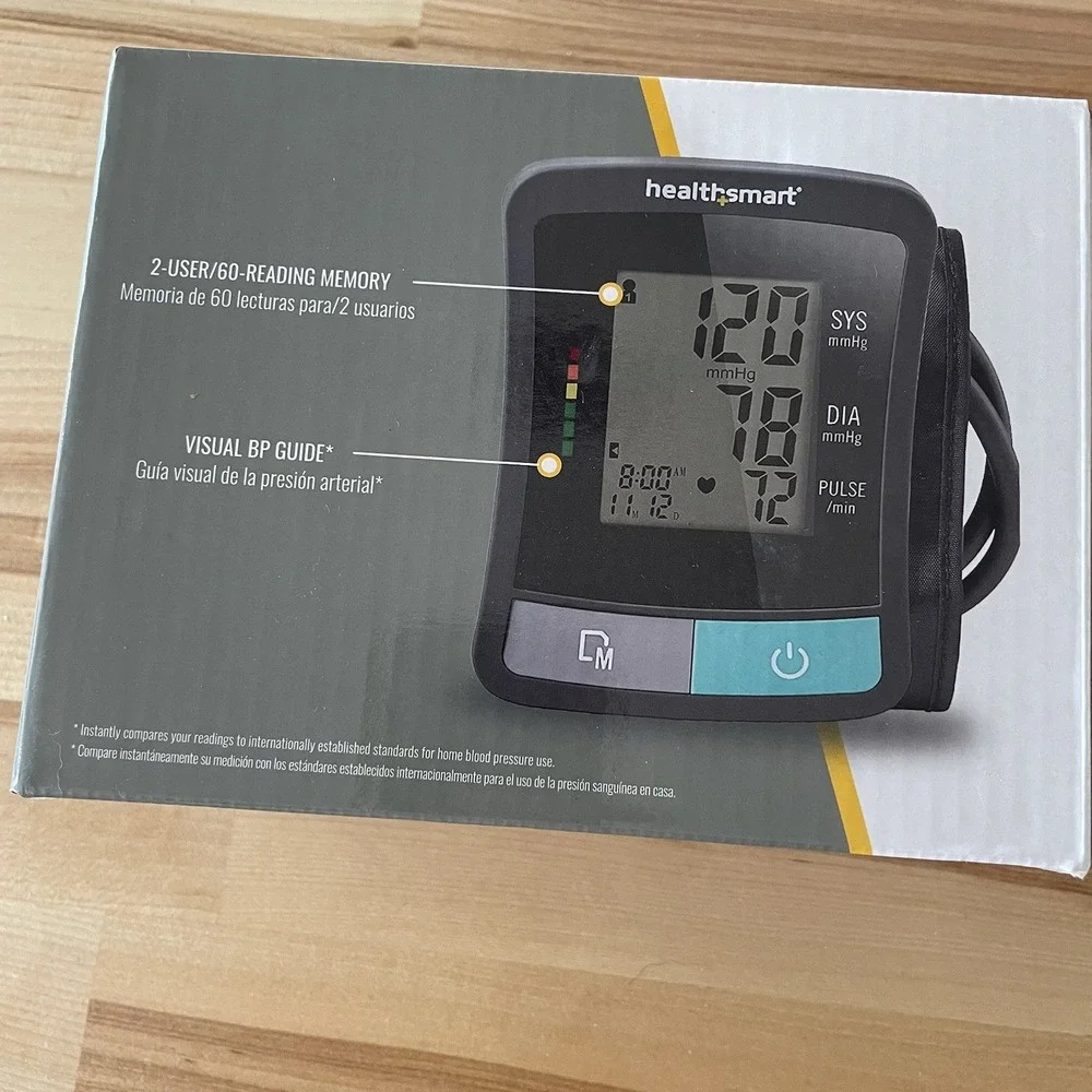 Healthsmart Smart Standard Series Upper Arm Blood Pressure Monitor  Brand New